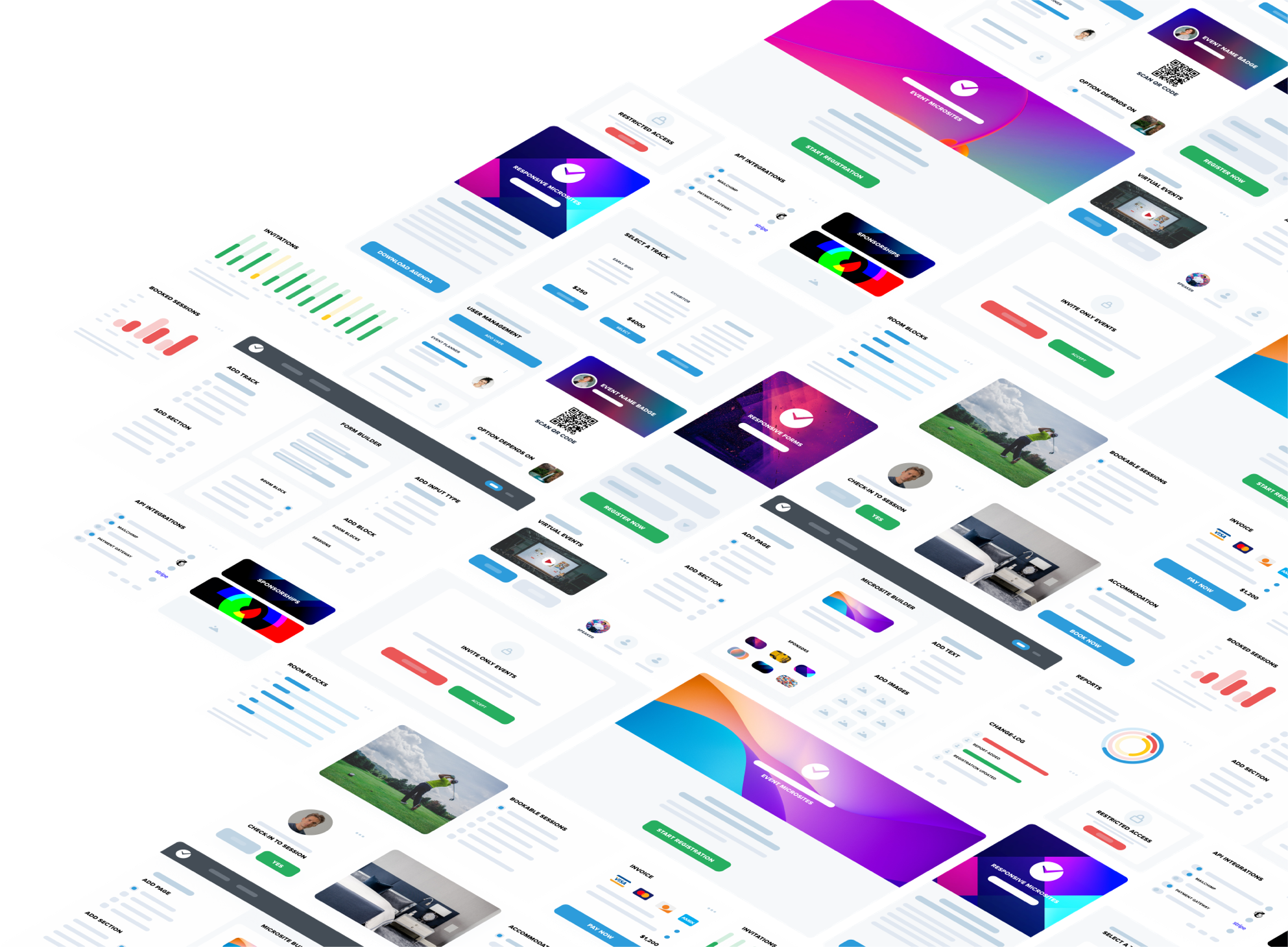 getregistered graphic, showing abstract process